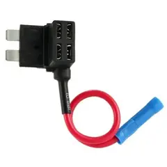 GENERICO - Porta Fusible Seguridad Adaptador 12v 30a Tamaño Normal