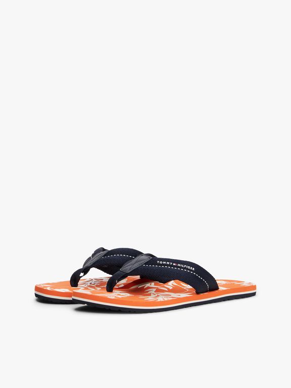Sandalias Con Logo Estampado Multicolor