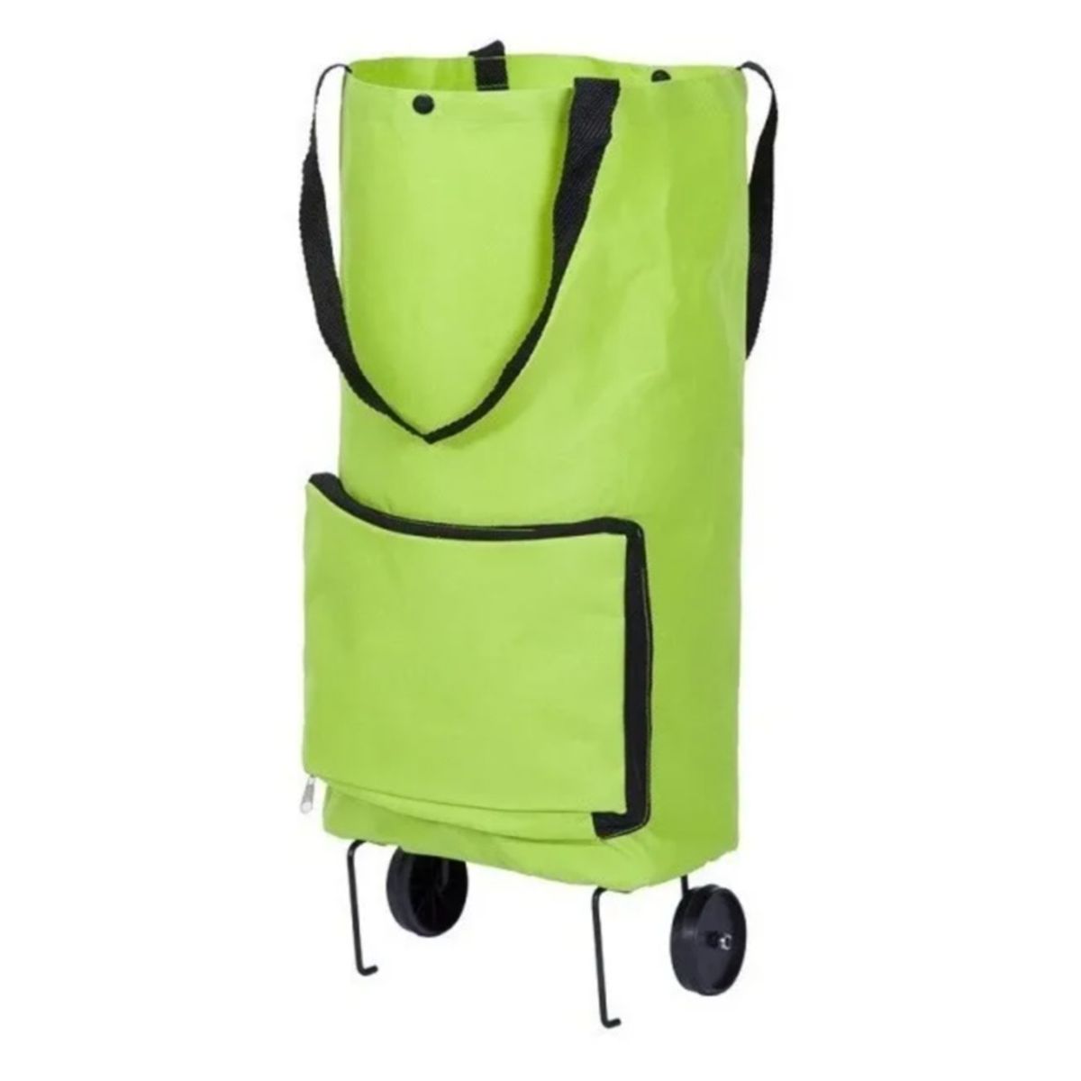 GENERICO - Bolsa Bolso Carro Supermercado Plegable Portatil Con Ruedas