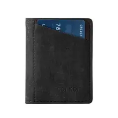 GENERICO - Billetera Corcho Ultra Delgada Anticlonacion Cuero Vegano