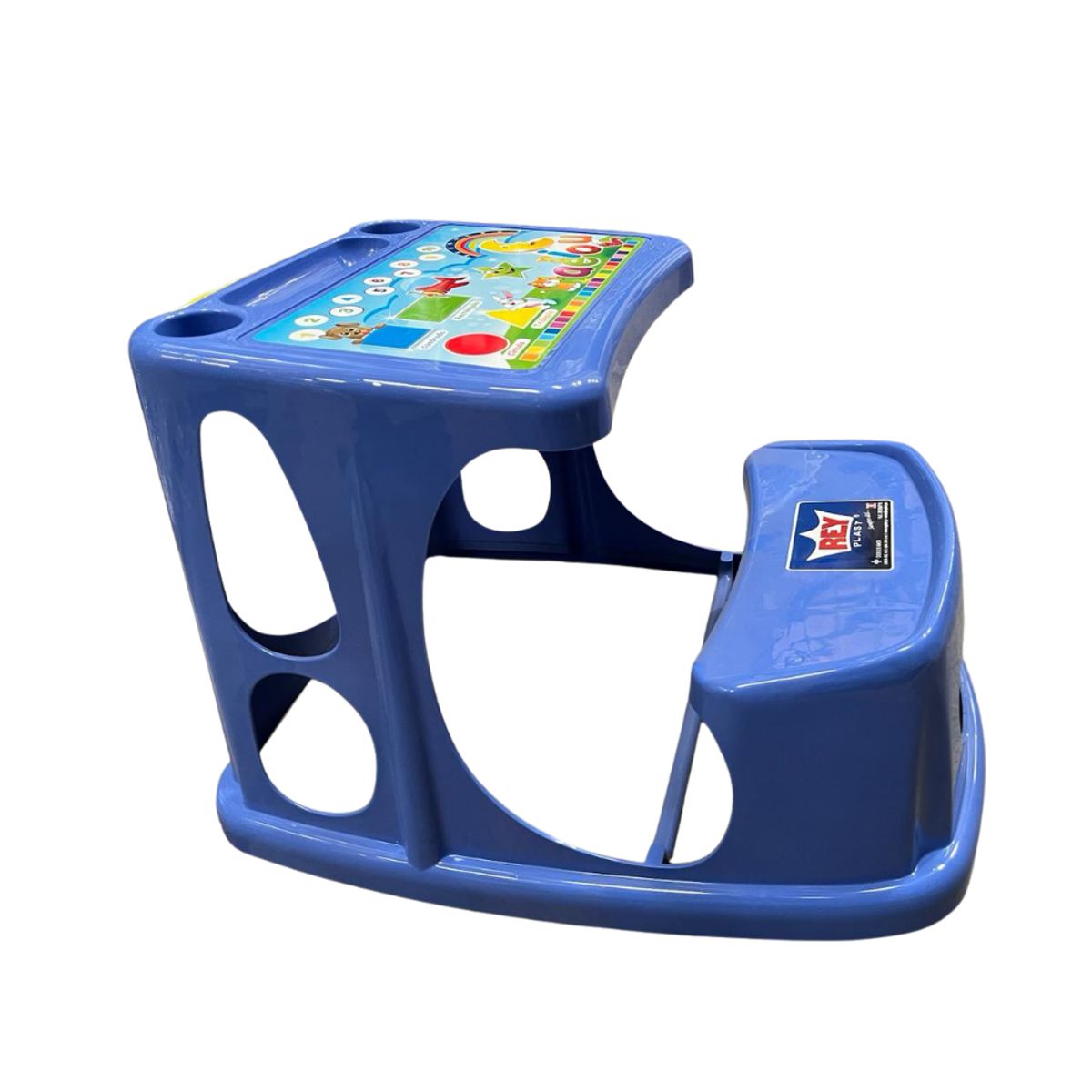 REYPLAST - Mesa Escritorio con Asiento Para Niños 47x55x74cm