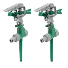 ROOTS - Set 2 Aspersores De Impacto Ajustables Con Estacas