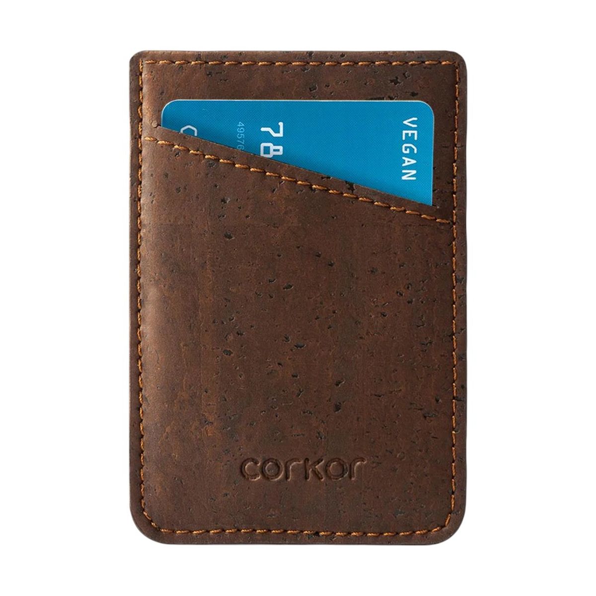 GENERICO - Billetera Tarjetas Corcho Delgada Anticlonacion Cuero Vegano