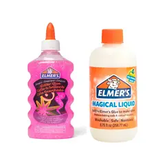 ELMERS - Set Pegamento Rosa 177ml + Activador De Slime 258ml