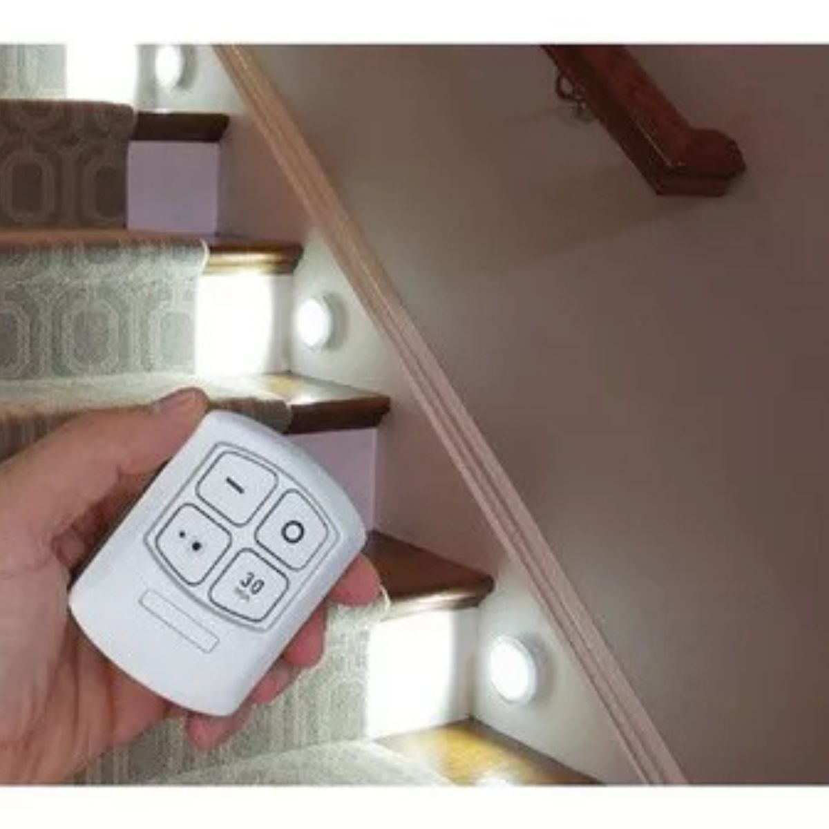 MOVI - Set de 3 Luces LED con Control Remoto – Iluminación Práctica