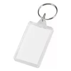 GENERICO - 50 Llaveros Acrilicos Portafotos Publicitarios Alta Calidad