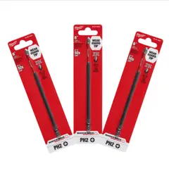 MILWAUKEE - Pack 3 Puntas Phillips De Impacto Ph2 X 152mm