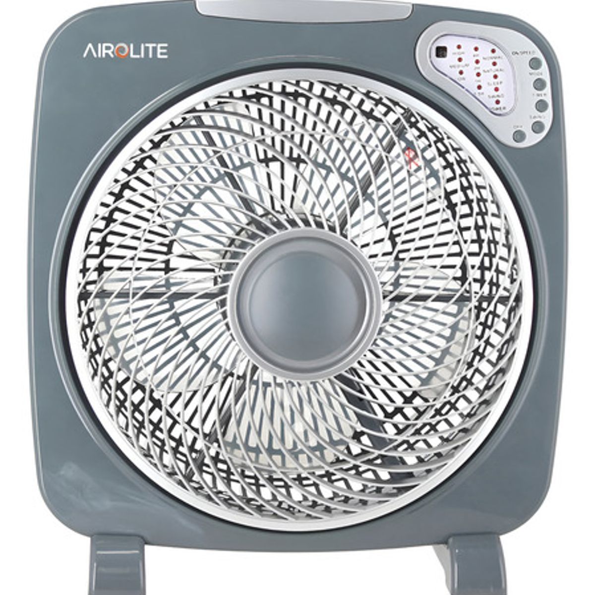 AIROLITE - Ventilador Piso Escritorio Control Remoto Y Timer Airolite V12A5R 12 Pulgadas 45W