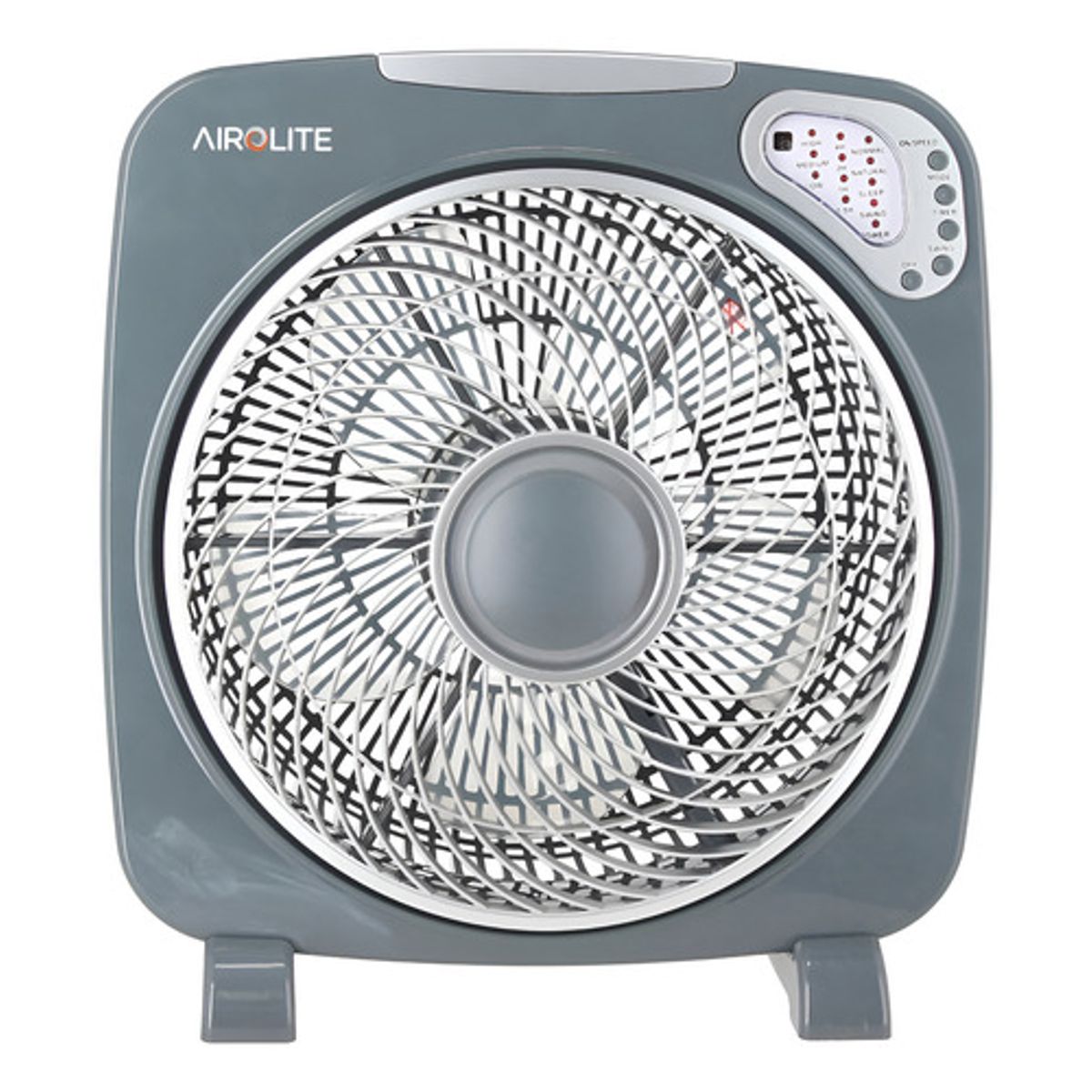 AIROLITE - Ventilador Piso Escritorio Control Remoto Y Timer Airolite V12A5R 12 Pulgadas 45W