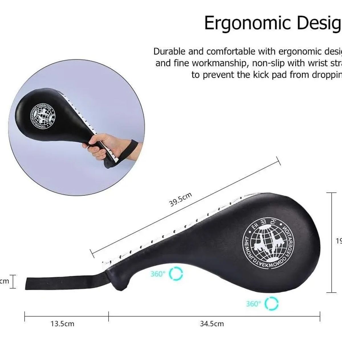 GENERICO - Almohadilla Para Patadas Taekwondo Paleta De Pateo