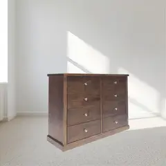 MUEBLES DURAN - Comoda Marsella 8 Cajones