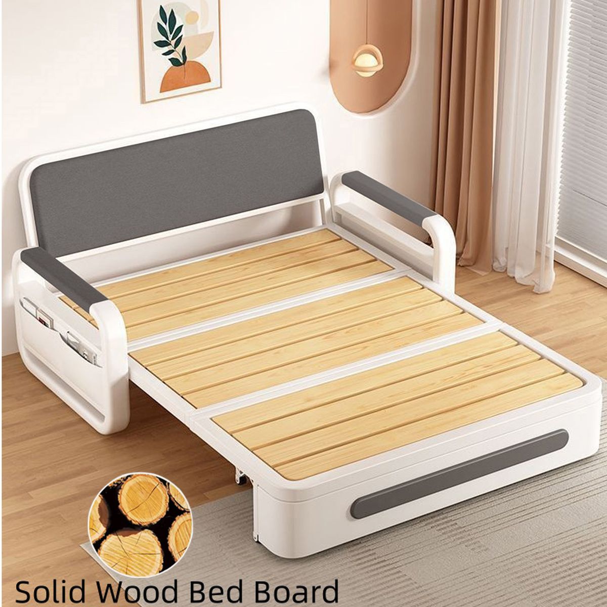 GENERICO - Futón Steel Blanco Marengo