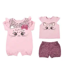 TEDMIMAK - Short y polera + enterito niña