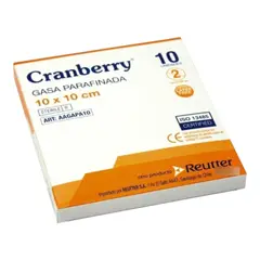 CRANBERRY - GASA PARAFINADA 10X10 10 UNIDADES