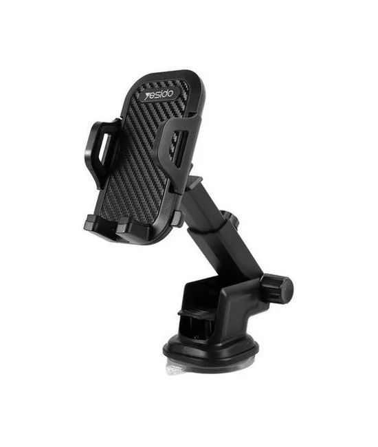 GENERICO Soporte Porta Celular Carro Auto Espejo Retrovisor 360° Negro