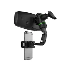 GENERICO - Porta Celular Gps Soporte Para Auto Parabrisas Ajustable Negro