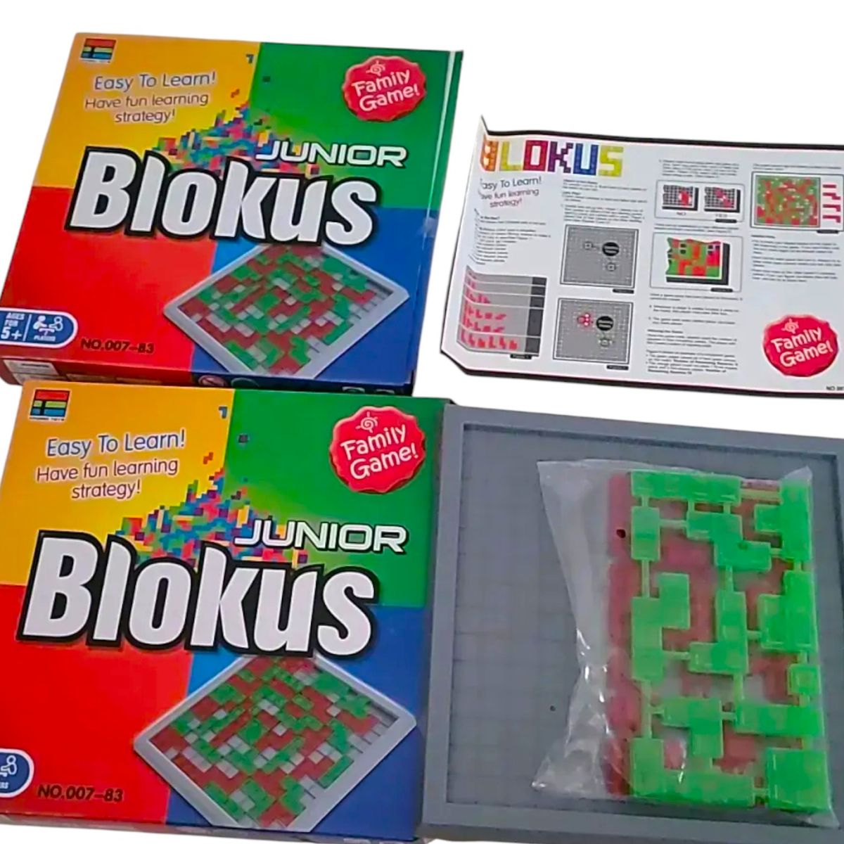 GENERICO - Juego De Estrategia De Bloques Didactico Blokus Junior