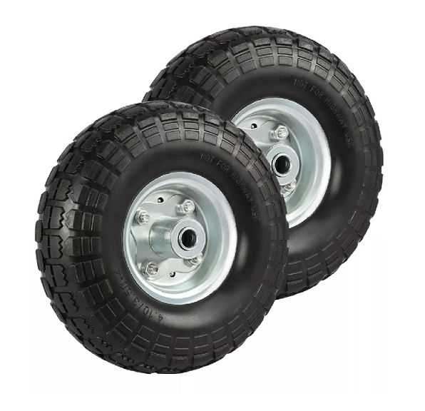 GENERICO Rueda inflable para carro yegua 10 pulgadas color negro