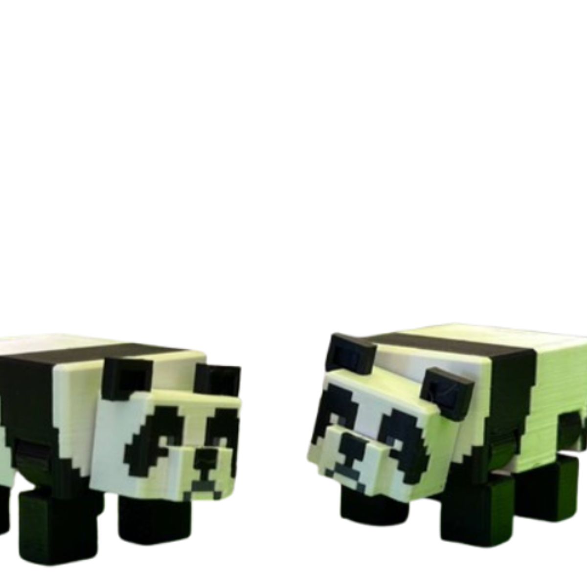 GENERICO - Figura Decorativa- Panda de Minecraft Articulado