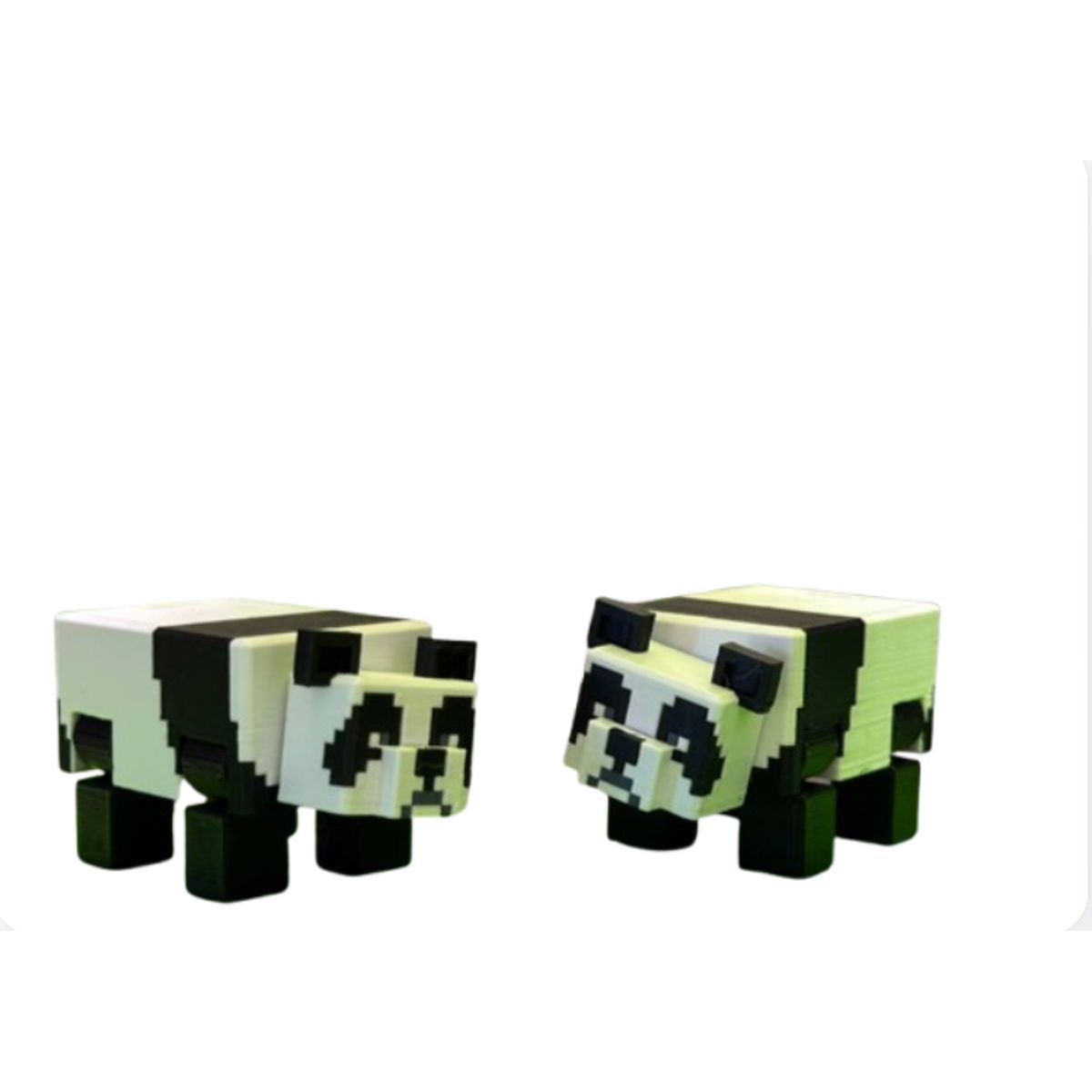 GENERICO - Figura Decorativa- Panda de Minecraft Articulado