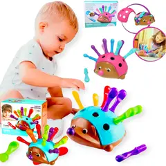 GENERICO - Juego De Aprendizaje Educativos Montessori Erizo Encajes