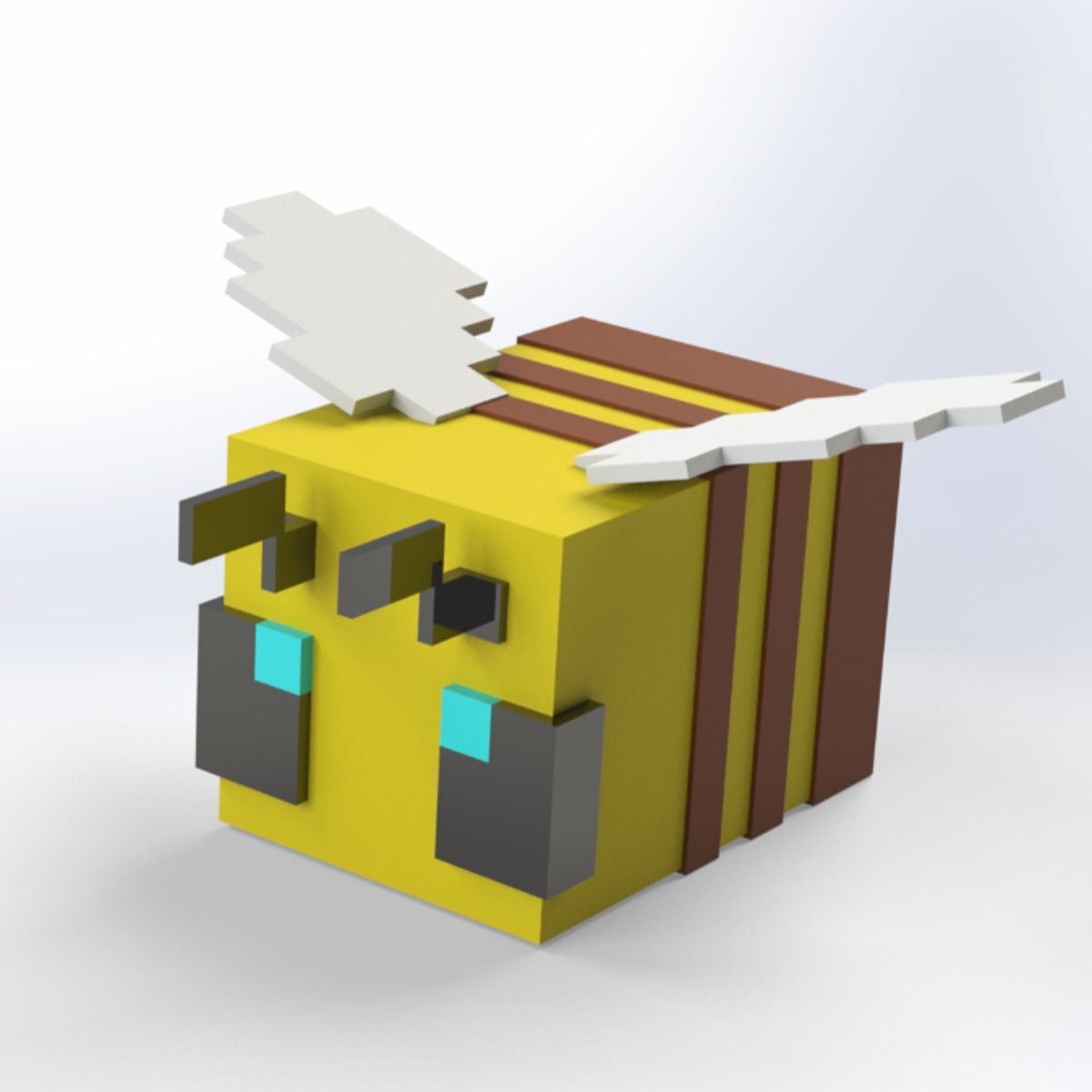 GENERICO - Figura Decorativa- Abeja de Minecraft