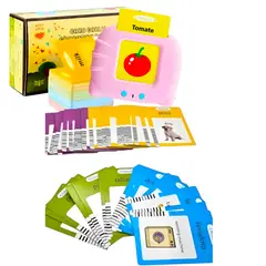 GENERICO - Lector Tarjetas Interactivas Educación Español-ingles ROSA