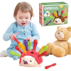 GENERICO - Juego De Aprendizaje Educativos Montessori Erizo Encajes