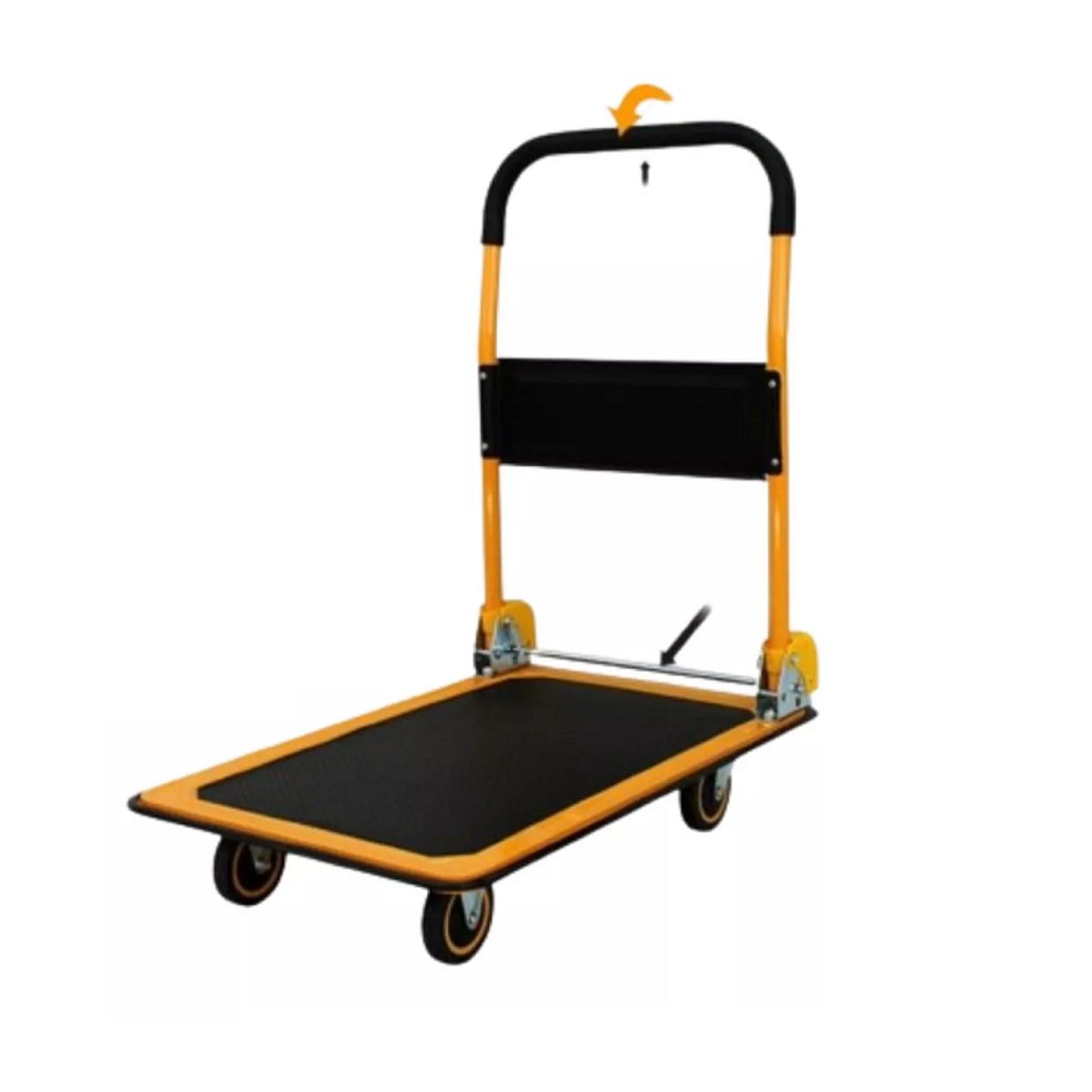 GENERICO - Carro plegable de carga 300 kg color amarillo
