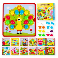 GENERICO - JUEGO DE BOTON IDEAS MONTESSORI EDUCATIVO