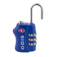 GENERICO - Candado odis viajero combinación color azul