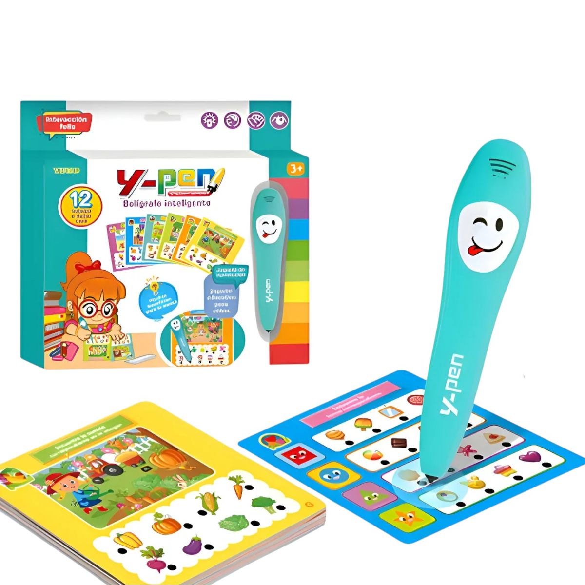 GENERICO - BOLIGRAFO INTELIGENTE EN ESPAÑOL INTERACTIVO EDUCATIVO