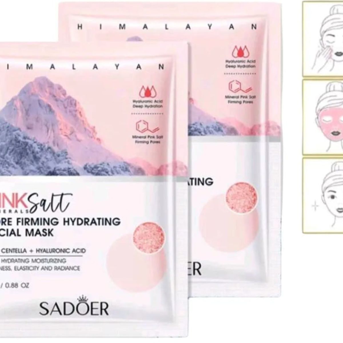 GENERICO - Mascarilla Facial Centella Asiatica  5 unidades