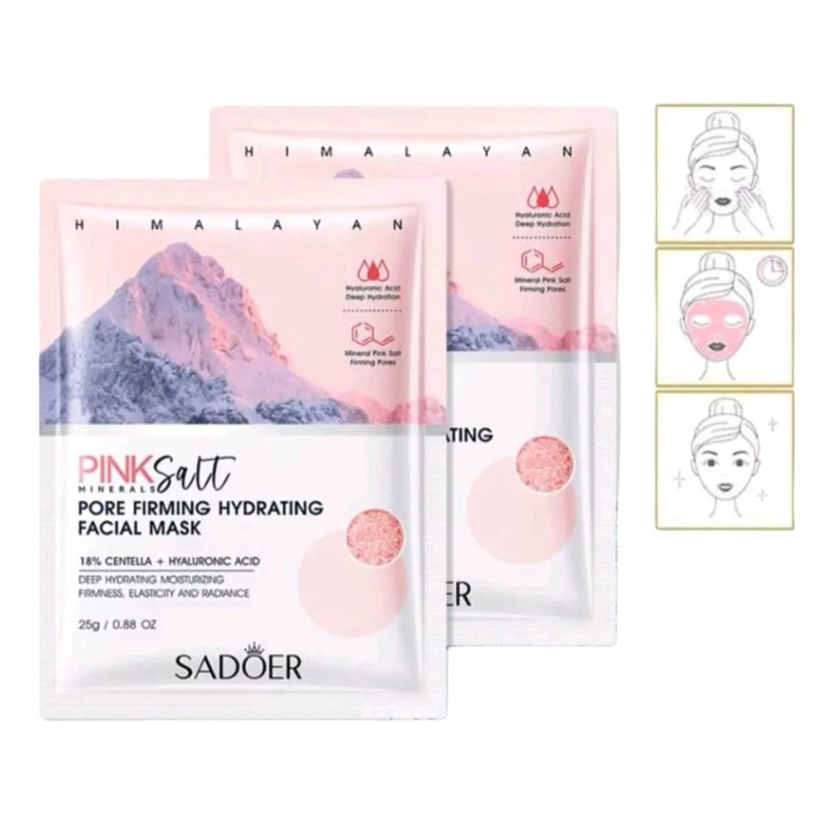 GENERICO - Mascarilla Facial Centella Asiatica  5 unidades