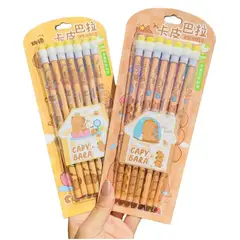 GENERICO - Set De Lapices HB Capibara Kawaii 6 Pcs