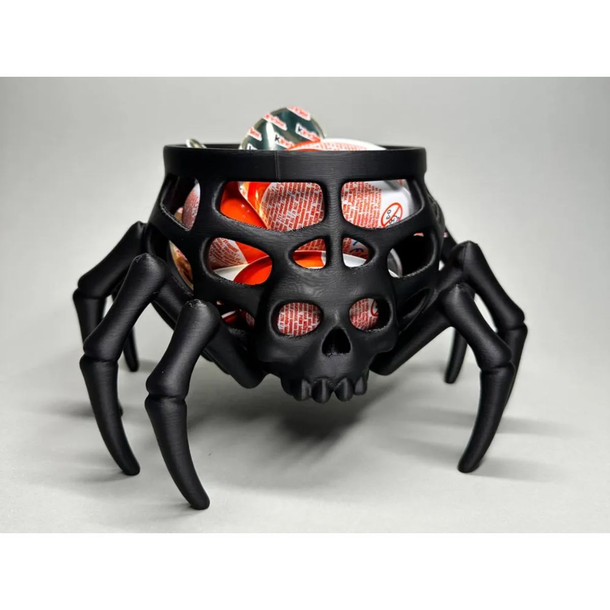 GENERICO - Cuenco para dulces Halloween - Calavera Araña