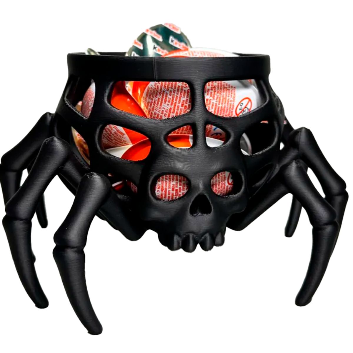 GENERICO - Cuenco para dulces Halloween - Calavera Araña