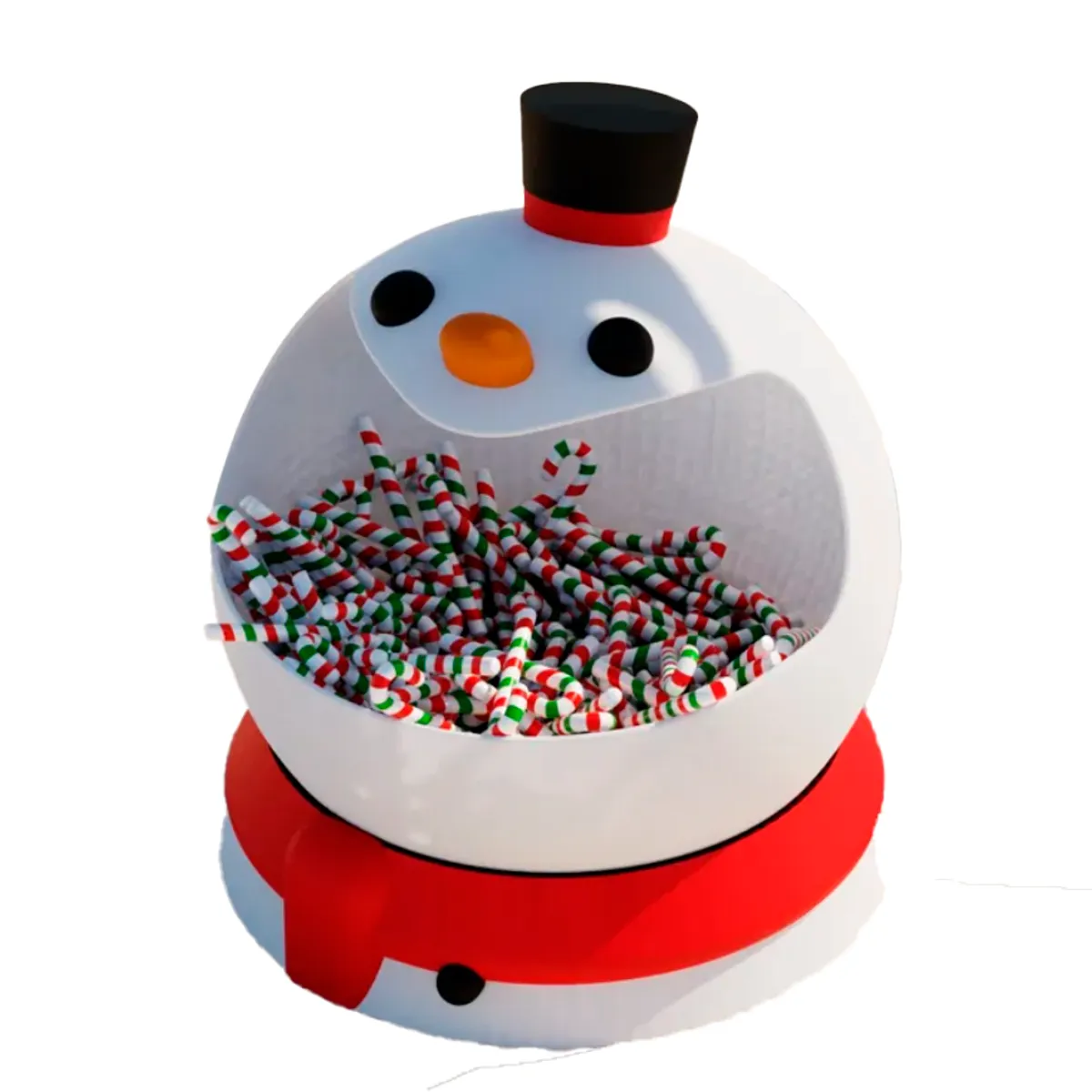 GENERICO - Cuenco para dulces Navidad - Muñeco de nieve