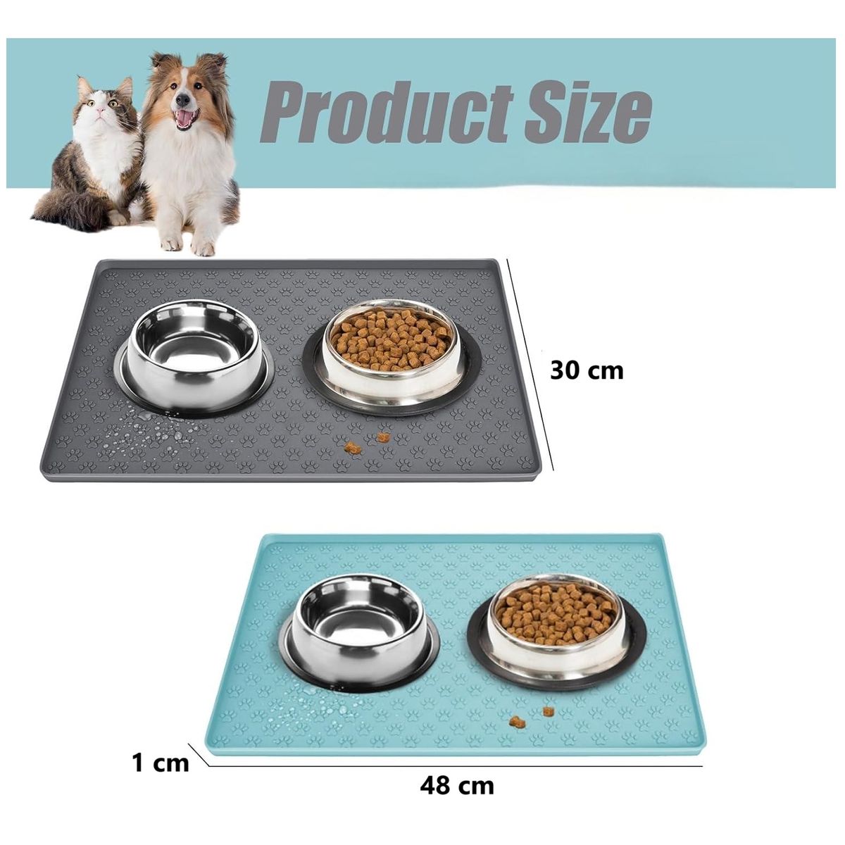 KINDA NICE - Mantel Tuba De Silicona Para Mascotas Tapete De Alimentos