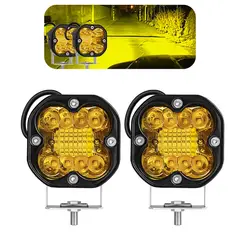 KINDA NICE - 2u Luz Led De Trabajo Para Automóvil De Alto Brillo 66w