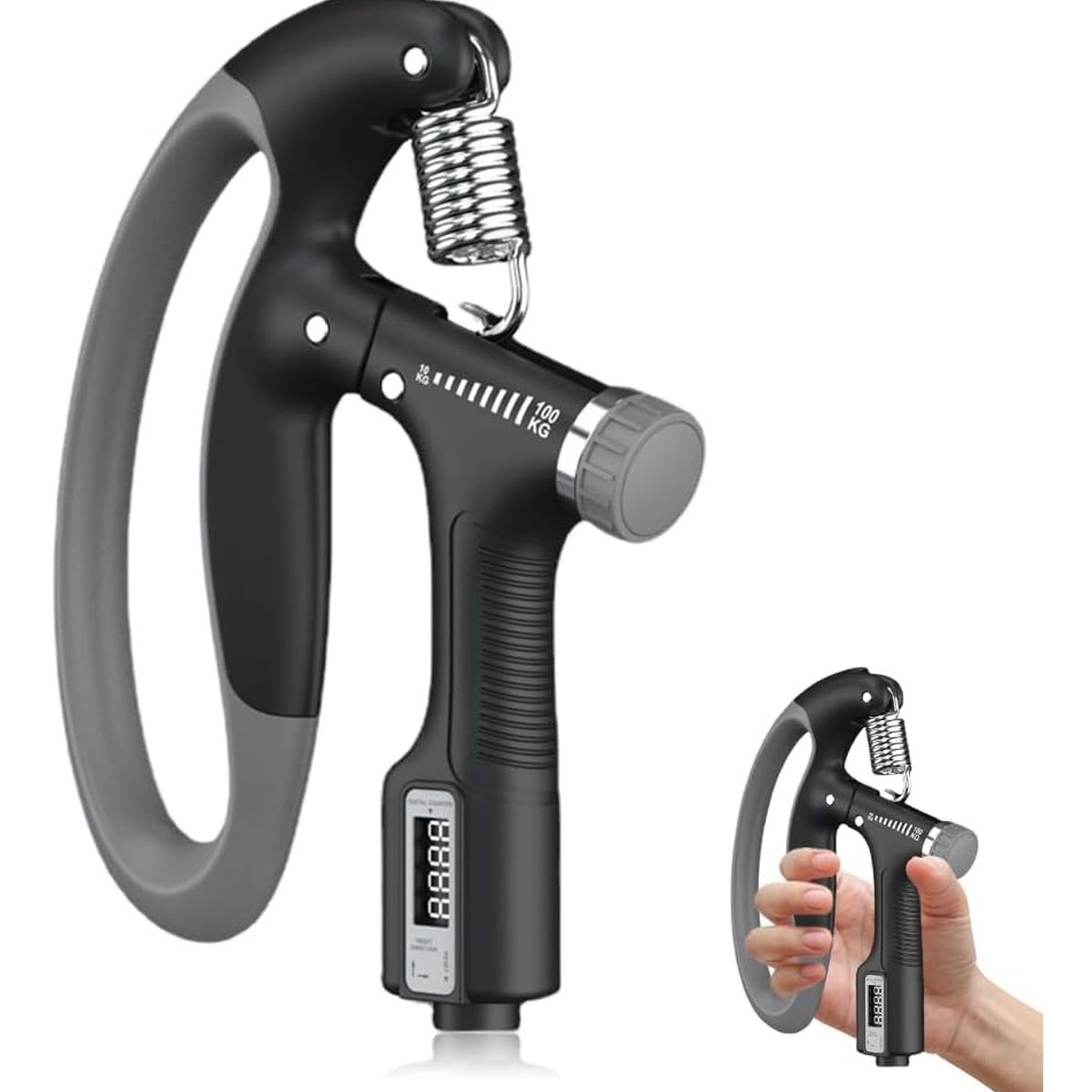KINDA NICE - Ejercitador De Manos Ajustable De10-100kg Handgrip Agarre