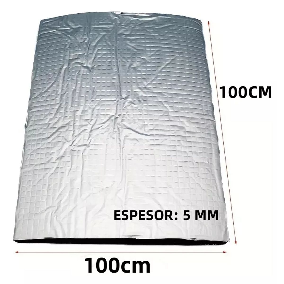 KINDA NICE - Lamina 5mm Goma Aislamiento Sonido Térmico Puertas Absorción