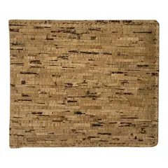 GENERICO - Billetera Corcho Natural Vegano Rfid Anticlonacion Bifold