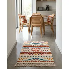 GENERICO - Alfombra Decorativa 60x90 cm Estampada con Relieve Tufting