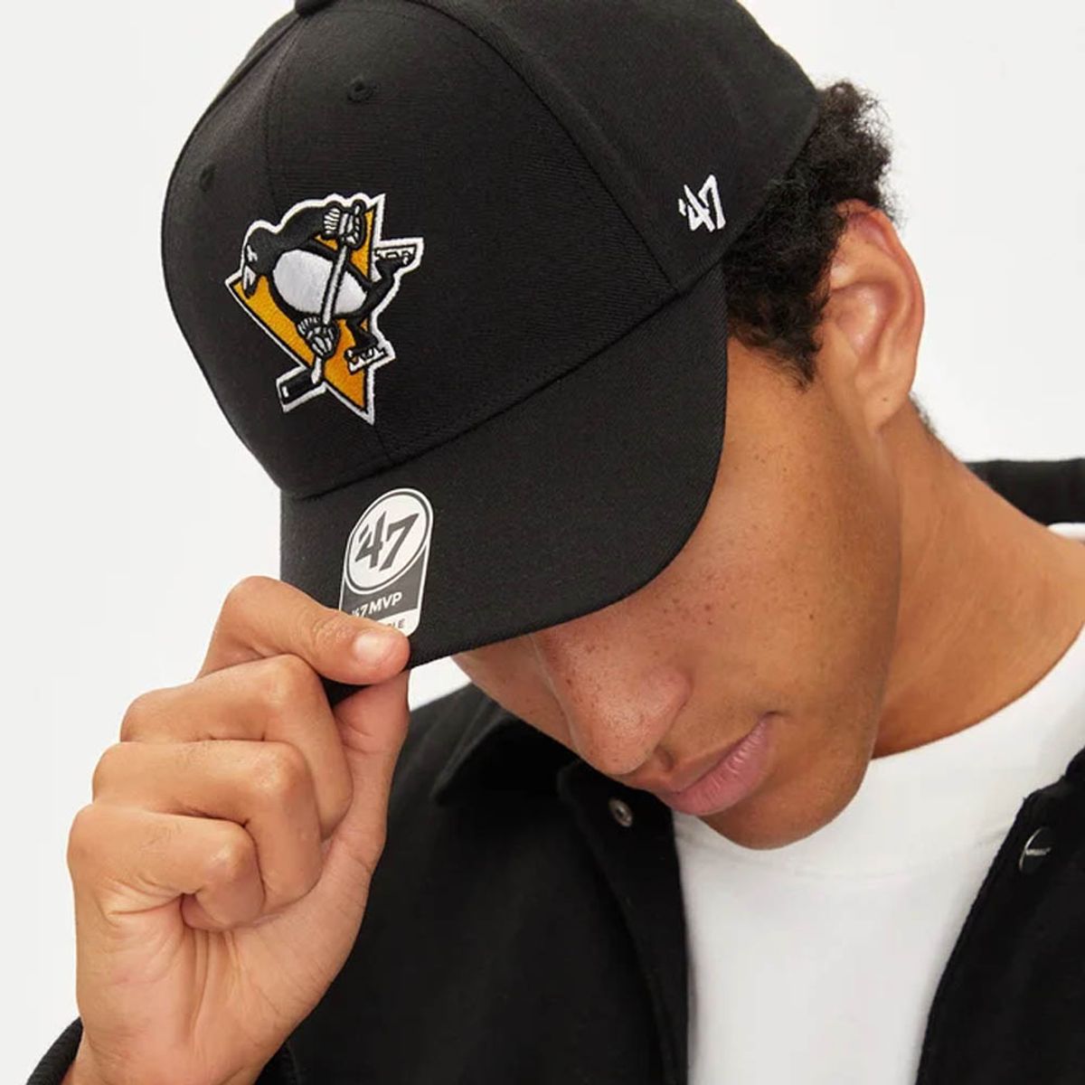 47 BRAND - Jockey Pittsburgh Penguins Black MVP 47 BRAND