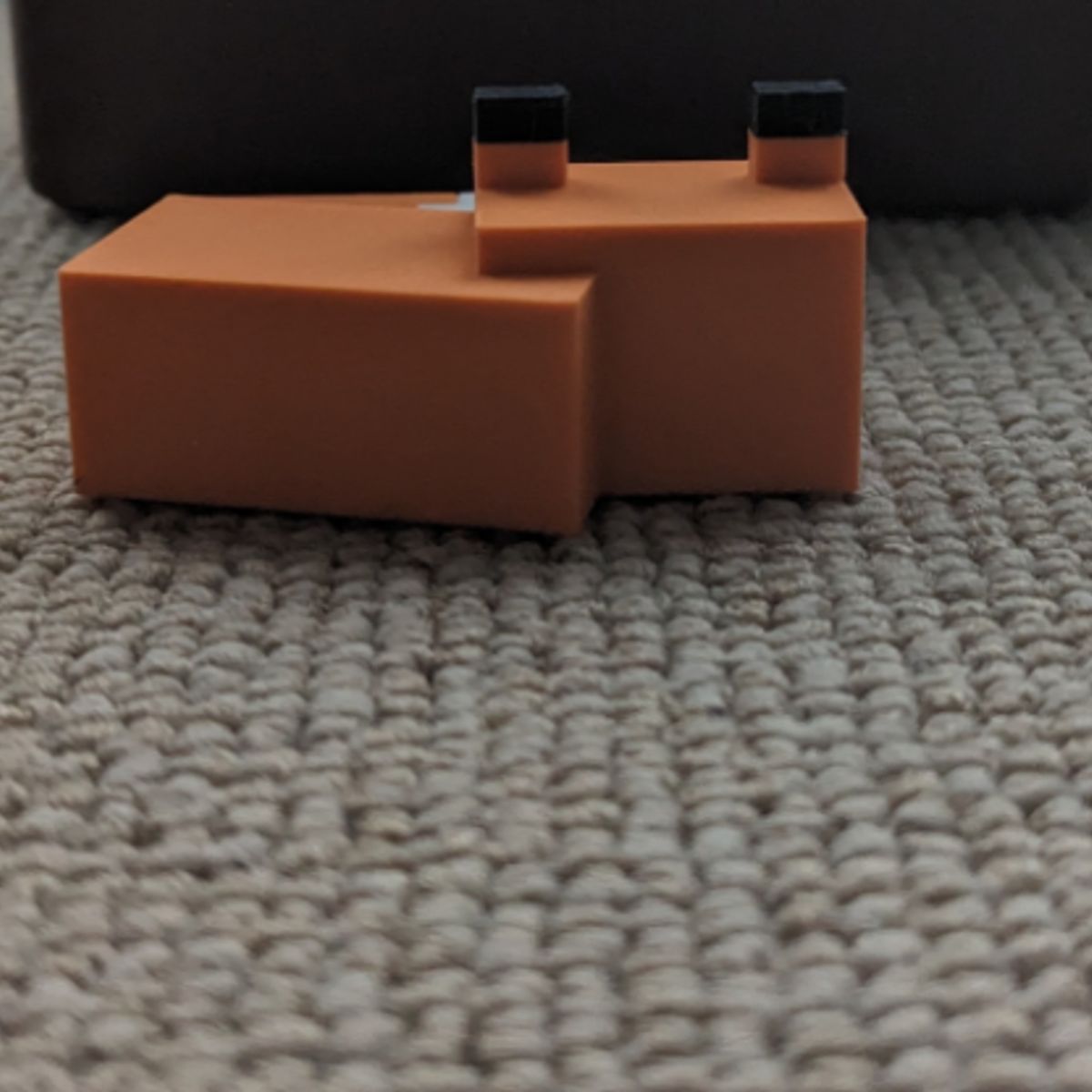 GENERICO - Figura Decorativa- Zorro de Minecraft Durmiendo