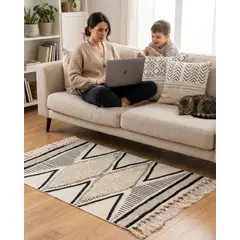 GENERICO - Alfombra Estampada Tufting 60x90 cm con Relieve