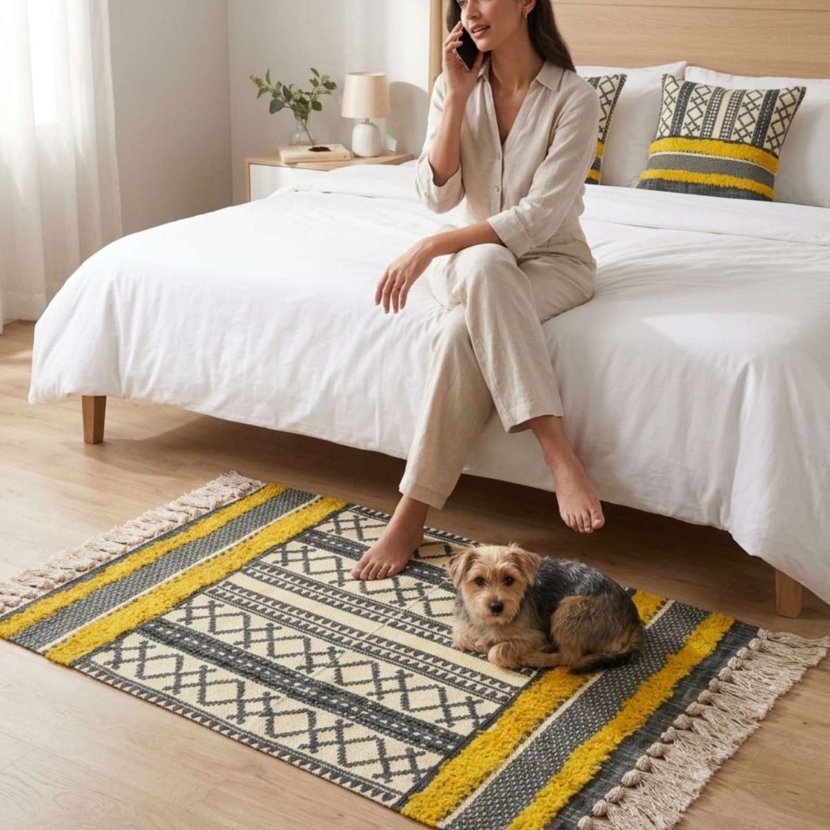 GENERICO - Alfombra Estampada Tufting 60x90 cm con Relieve