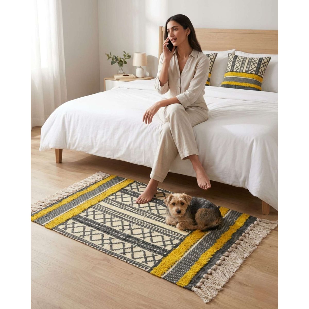 GENERICO - Alfombra Estampada Tufting 60x90 cm con Relieve