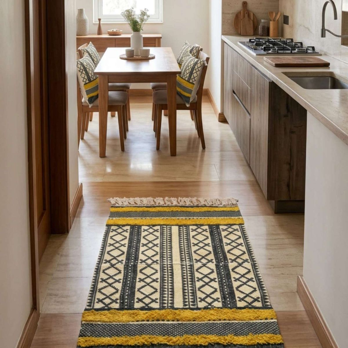 GENERICO - Alfombra Estampada Tufting 60x90 cm con Relieve